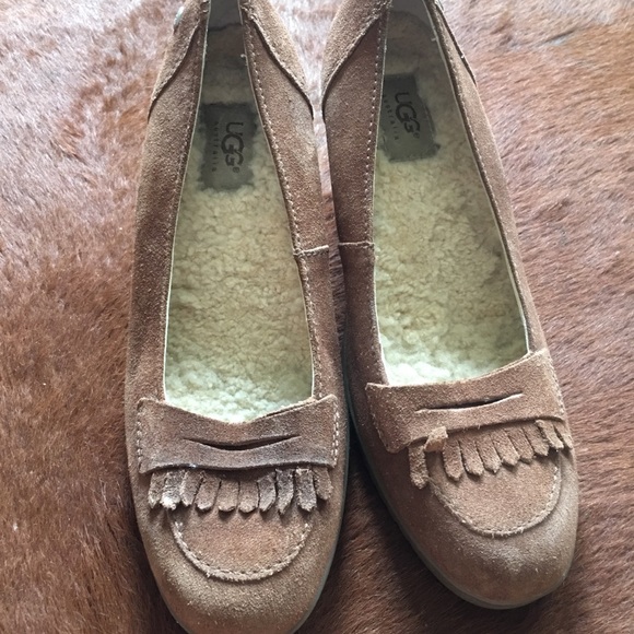 ugg wedge loafer